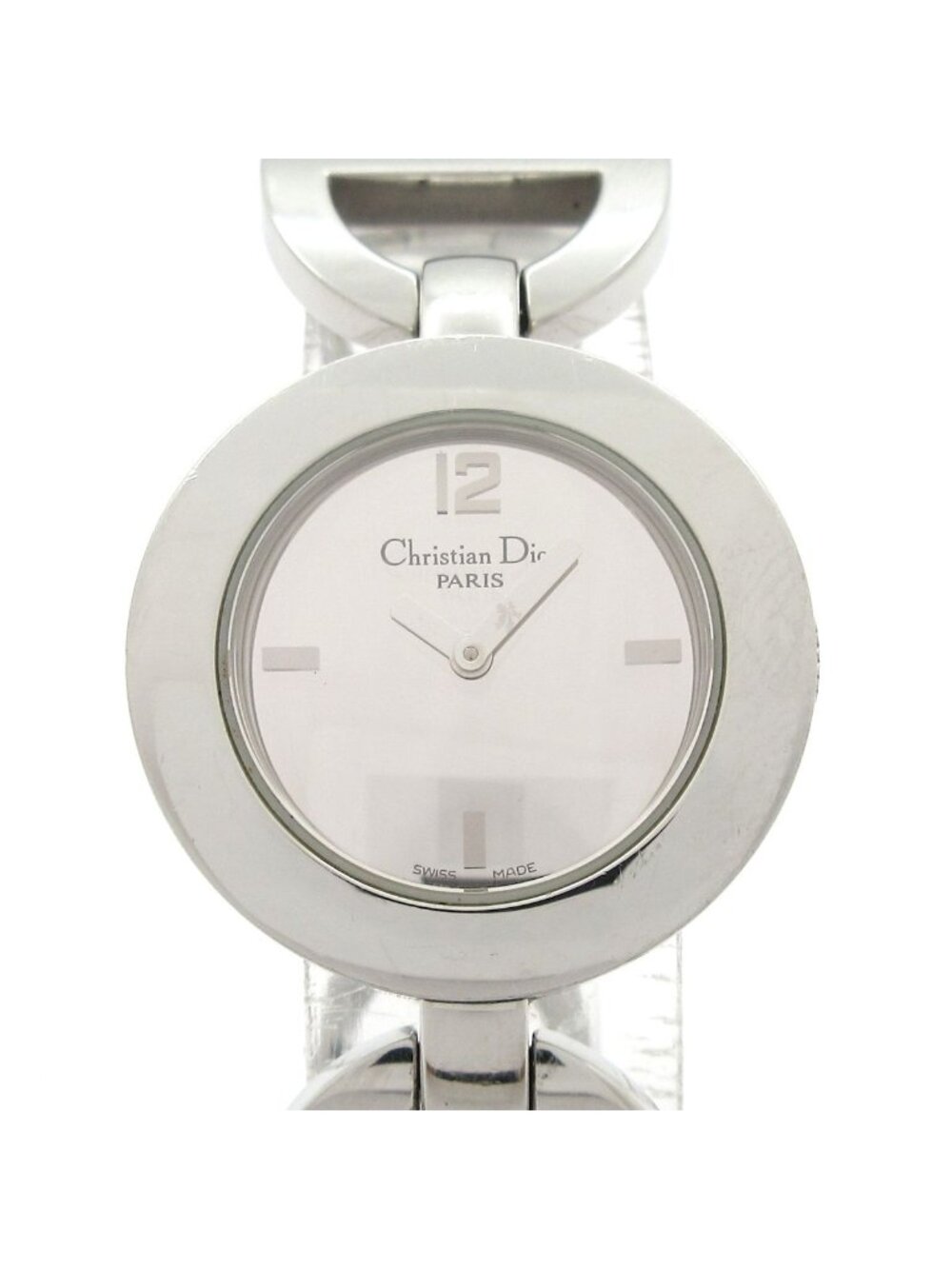 Dior Watch Malice Round Silver